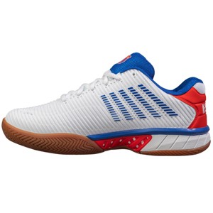 K-Swiss Men's Hypercourt Express 2 Indoor Tennis Shoe (White/Red) - 1 of 4