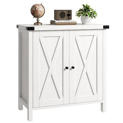 Buffet Cabinet Farmhouse Storage Cabinet with Doors and Shelves, Buffets and Sideboards Entryway Cabinet with Storage