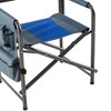 2-piece Padded Folding Outdoor Chair with Storage Pockets,Lightweight Oversized Directors Chair for indoor, Outdoor Camping - 4 of 4