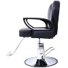 DOMETOUR All Purpose Heavy Duty Hydraulic Barber Chair for Salon, Reclining Extra Wide Seat, Spa Furniture Beauty Hair Salon Equipment - 4 of 4