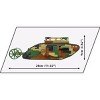 COBI Historical Collection Great War THE TANK MUSEUM MARK I (Male) No. C.19. - 3 of 4