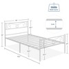 Metal Bed Frame with Headboard and Footboard, Steel Platform Bed Frame No Box Spring Needed, Easy Assembly - 2 of 4