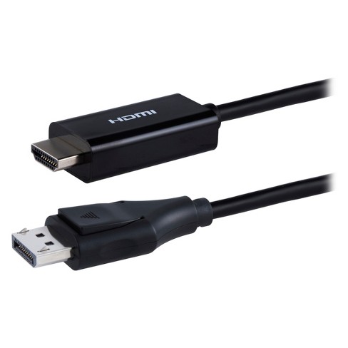 DisplayPort to HDMI Adapter, DP 1.2, 4K Male to Female, 6-in.