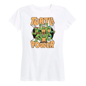 Women's - Teenage Mutant Ninja Turtles - Turtle Power Short Sleeve Graphic T-Shirt - 1 of 4