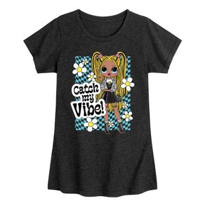 Girls' - LOL Surprise! - Catch My Vibe Fitted Short Sleeve Graphic T-Shirt - 1 of 4