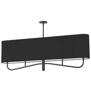 Dainolite Eleanor 4 - Light Chandelier in  Matte Black - 1 of 1