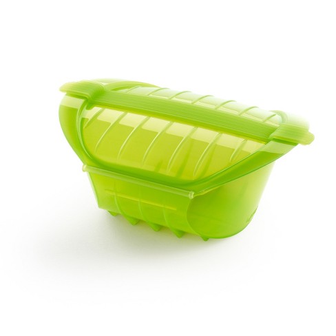 Comprar Lekue 3-4 Person Steam Case With Draining Tray and Bonus 10 Minute  Cookbook, Green, Large en USA desde Costa Rica