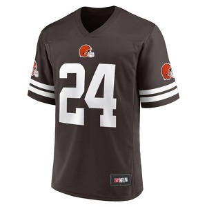 NFL Cleveland Browns Men's Short Sleeve Chubb 24 Jersey - 1 of 3