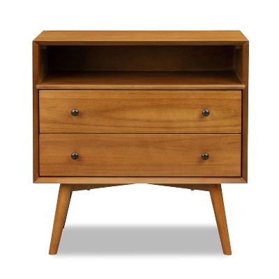 Fleish Nightstand Light Brown - Edgemod