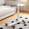 Acekool Adjustable Overbed Table with Wheels, Foldable Rolling Side Desk for Laptop & Workstation, Height Adjustable for Home Office - 3 of 3