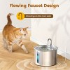 Oneisall PWF-001 2L Cat Water Fountain with 3PCS Filters - 3 of 4