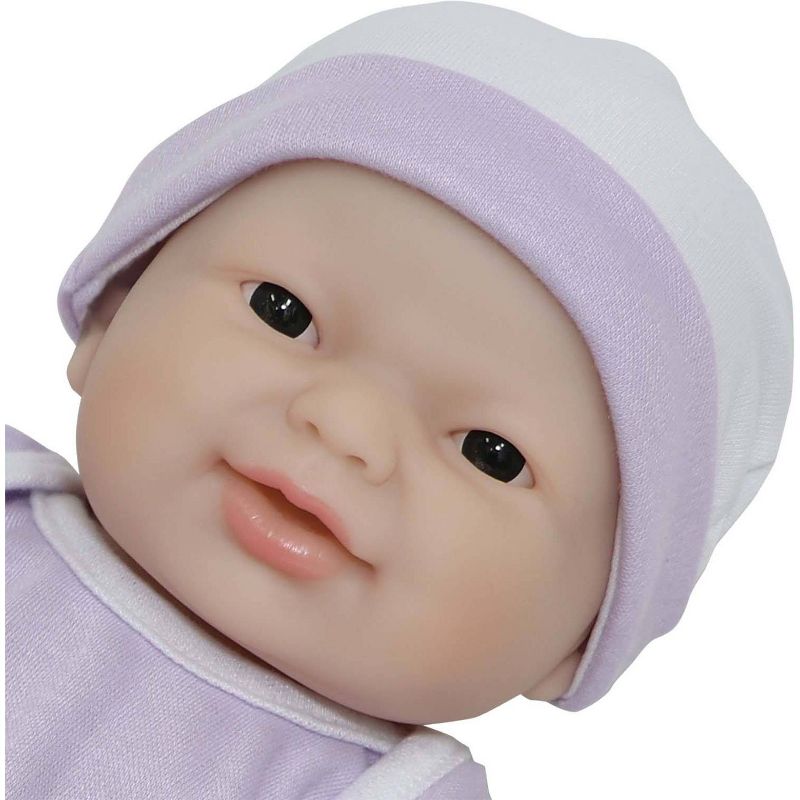 JC Toys La Newborn 12&#34; Asian All Vinyl Nursery Gift Set Doll, 3 of 5