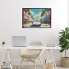 Stupell Industries Classic Car in Tropical Town Framed Giclee Art, Black, 24" x 16" - 3 of 4