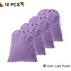 Unique Bargains Velvet Reusable Soft Jewelry Headphone Candy Drawstring Gift Bags 10 Pcs - 3 of 4