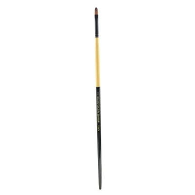 Dynasty Black Gold Series Long Handled Synthetic Filbert Brushes, Series 1526