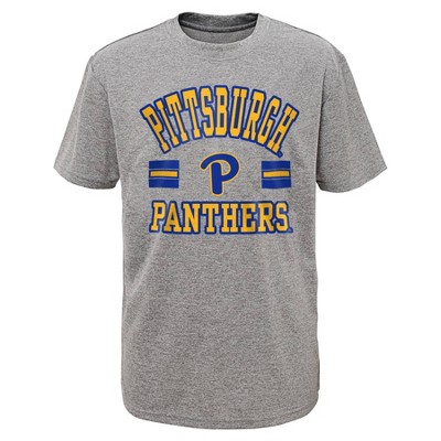 NCAA Pitt Panthers Boys' Short Sleeve Gray T-Shirt - L