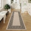 Rug Ultra-Thin Low Pile Lightweight Non-Slip Hallway Kitchen Runner with Non-Shedding Backing for Bedroom - 4 of 4