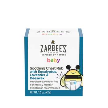 Zarbee's Baby Soothing Chest Rub, Eucalyptus, Lavender & Beeswax - 1.5 oz
