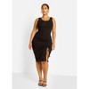 Rebdolls Women's Cici Ruched Bodycon Midi Dress - 2 of 4