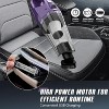 Teendow Cordless Handheld Vacuum for Car Interior, Portable 6000Pa Rechargeable Cleaner, Purple - 2 of 4