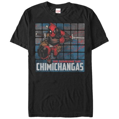 Deadpool * Chimichangas * Marvel * T-Shirt * Red * Men's Size M