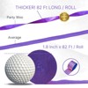 PartyWoo Crepe Paper Streamers Metallic Gold Royal Purple 4 Rolls 328 ft 1.8 in x 82 Ft Roll - 3 of 4