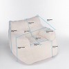 SUGIFT Soft Bean Bag Chair with Memory Foam - 3 of 4