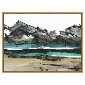 Amanti Art Abstract Mountain View IV by Ethan Harper Canvas Wall Art Print Framed - 1 of 4
