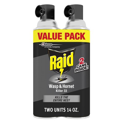 Raid 14oz 2ct Wasp & Hornet KillerTwin Pack