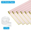 Unique Bargains Waterproof Flower Wrapping Paper with Ribbons for DIY Crafts Gift Packaging - 3 of 4