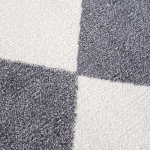 Hauteloom Ulric Navy Blue Diamond Washable Area Rug - 1 of 4