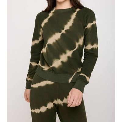 Women's Tie-dye Forever Crew Pullover Top - SPIRITUAL GANGSTER