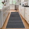 Modern Striped Area Rugs for Living Room, Washable Soft Non Slip Low Pile Rug - 2 of 4