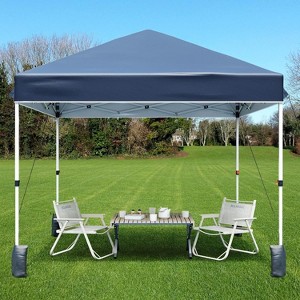 GustoWave Portable Outdoor 10x10 Ft Pop Up Canopy Tent, Waterproof and UV Protection - 1 of 4