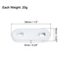 Unique Bargains Home Office Hotel Windproof Curtain Tablecloth Weights White 16 Pcs - 2 of 4