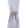 Unique Bargains Faux Crystal Curtain Ties Polyester Plastic 2 Pcs - 4 of 4