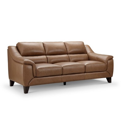 Arlen Leather Sofa Camel - Abbyson Living