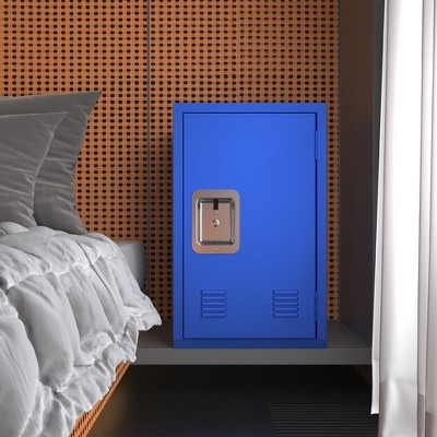 24" H Locker Storage Cabinet With Locking Door, Free Patchwork Metal Locker With Ventilation, Lockable Storage Cabinet Organizer