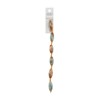 Crystal Lane DIY Glass Barral Blue and Orange Marble Mix 7" Designer Bead Strand - 3 of 4