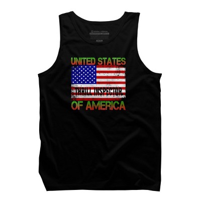 Men's Design By Humans Halloween Thrill Inspector Funny USA Military Soldier Veteran Un By TeeShirtMadness Tank Top