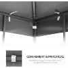 Gulches 10x10 Ft Double Tiered Outdoor Patio Gazebo Replacement Canopy - Tent Roof Top Cover Only (Frame Not Included) - 2 of 4