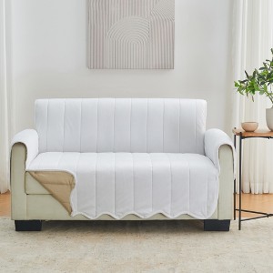 Ultra-Soft Velvet Sofa Furniture Protector - Great Bay Home - 1 of 4