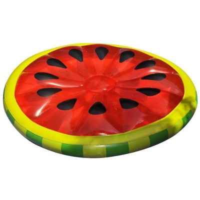 Swimline Inflatable Watermelon Slice Island Raft For Pool/Lake/Ocean | 90544