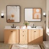 Keonjinn Framed Wall Mirror, Modern Rectangular Bathroom Vanity Mirror, Wall Mounted - 2 of 4