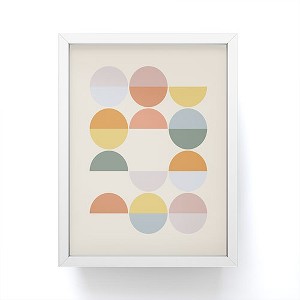 Alisa Galitsyna Pastel Geometric Shapes 2 Framed Mini Art Print - Society6 - 1 of 3