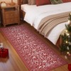 Washable Christmas Living Room Rugs,Xmas Decorative Festival Winter Holiday Bedroom Carpet, Non Slip Accent Floor Cover - 3 of 4