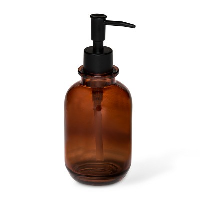 Photo 1 of Apothecary Glass Soap/Lotion Dispenser Amber - Threshold™