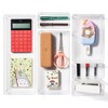 Sorbus Clear Drawer Organizer Set, Multi-Purpose Bins for office supplies, craft materials, and more - 2 of 4