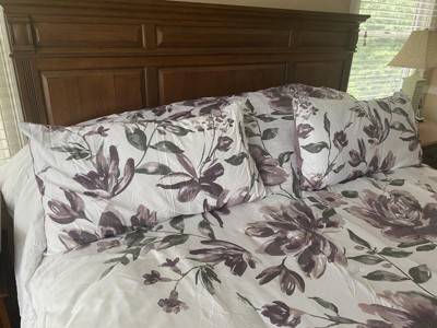 Madison Park Robin Floral Comforter Bedding Set With Bed Sheets Mauve :  Target