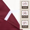 Unique Bargains Tie Up Blackout Privacy Door Curtain 1 Panel - 3 of 4